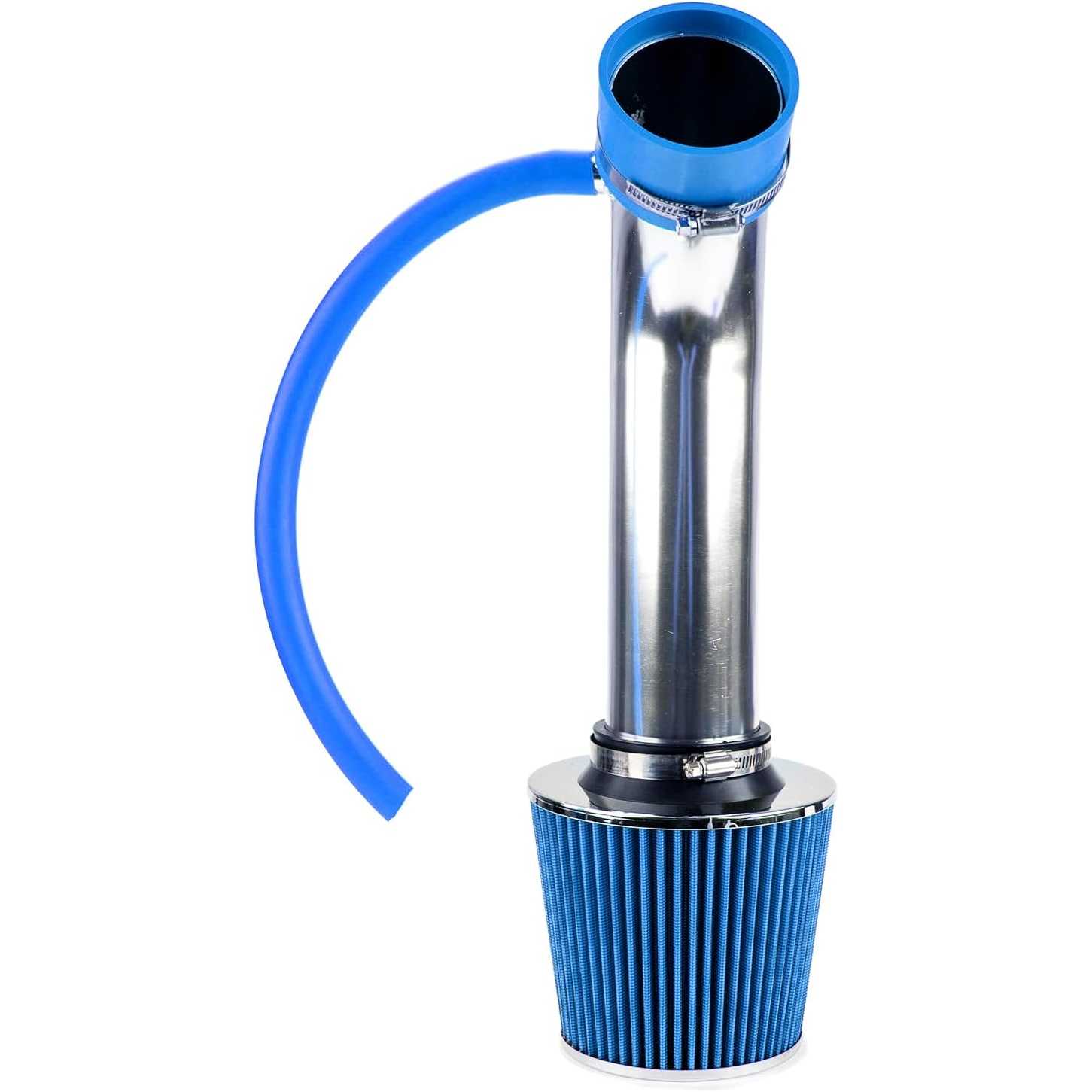 ZonCar® Cold Air Intake Kit High Flow Inlet for 350z 3.5L V6, G35 3.5L V6, FX35 3.5L V6 2003 2004 2005 2006 Blue 6