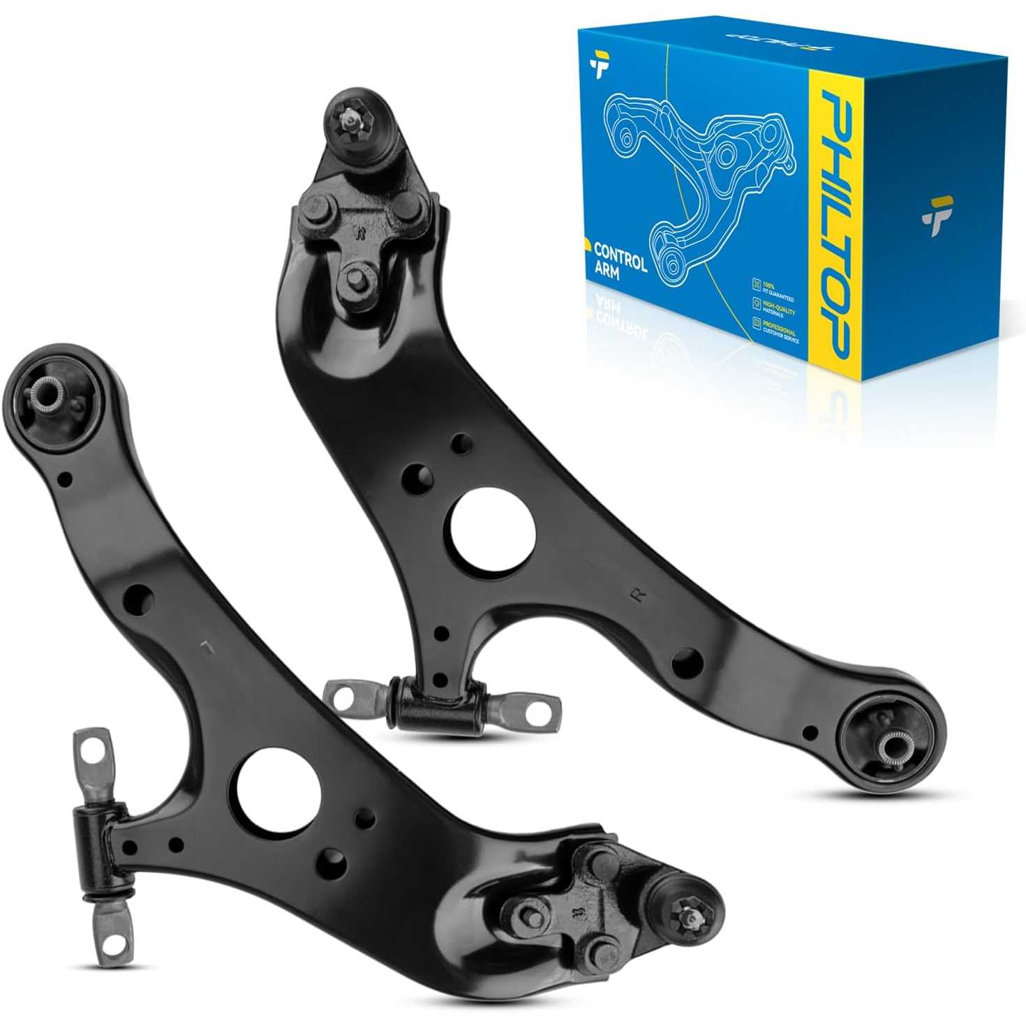 PHILTOP K622036 Front Lower Control Arms Control Arms and Ball Joint Suspension Kit For Sienna 2011-2019, 2pcs