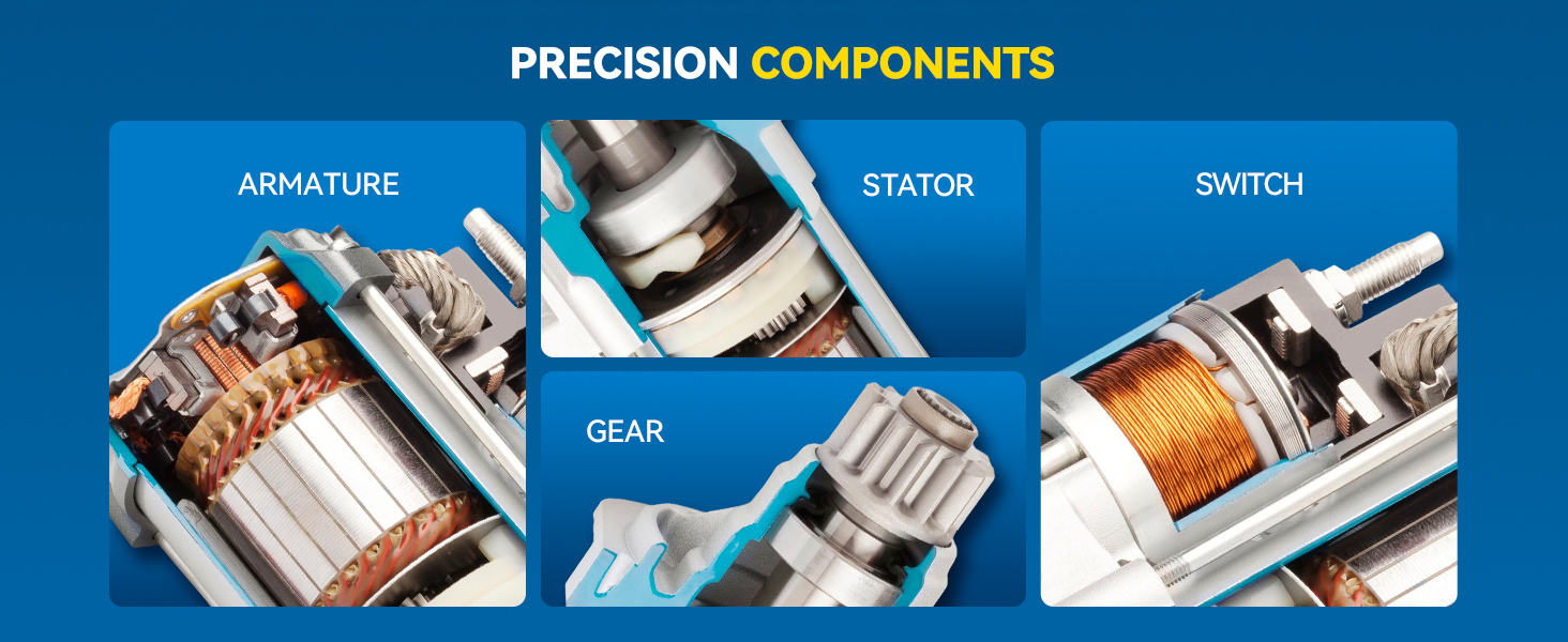 PRECISION COMPONENTS ARMATURE STATOR SWITCH