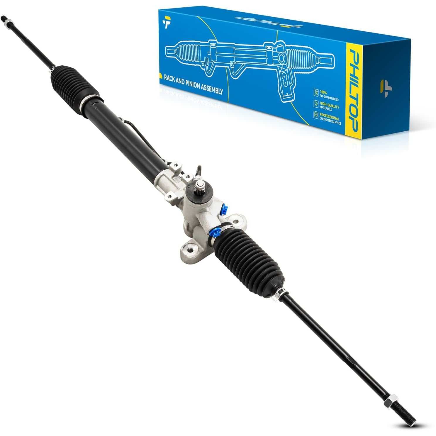 PHILTOP Power Steering Rack and Pinion Assembly Compatible with Volkswagen Golf & Jetta 1993-1999, Cabrio 1995-2002, Corrado