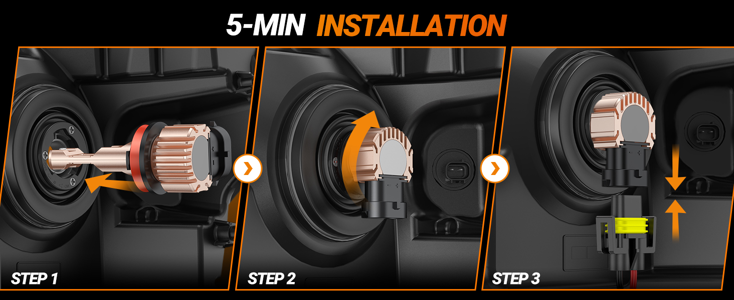 h11 insall fog light bulbs 