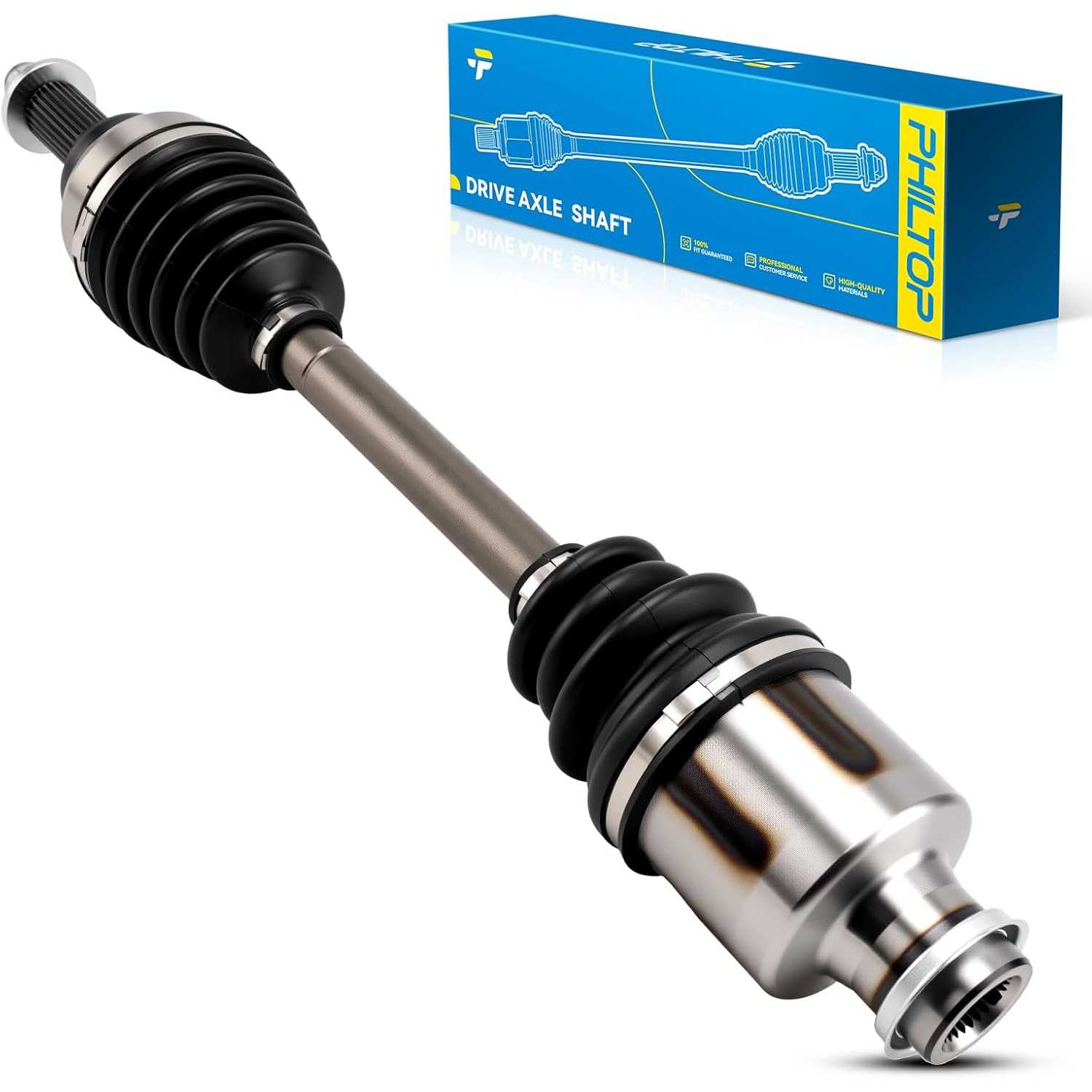 PHILTOP Front Right CV Axle Shaft Assembly Fit for 2005-2013 Mazda 3, 2006-2015 Mazda 5 (Trans:Manual), 1 PCS CV Axles