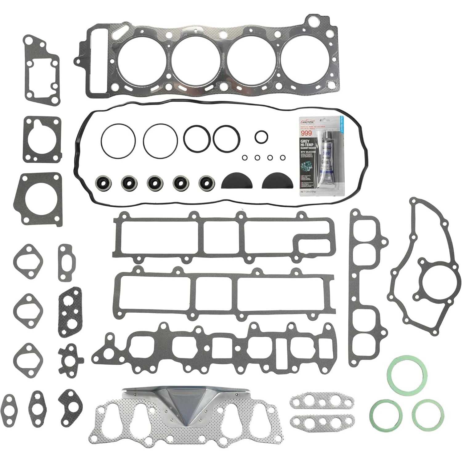 PHILTOP HGS900 Head Gasket Set, Compatible with 1985-1995 4Runner Celica Pickup, Cylinder Head Gasket Kits with Bolts