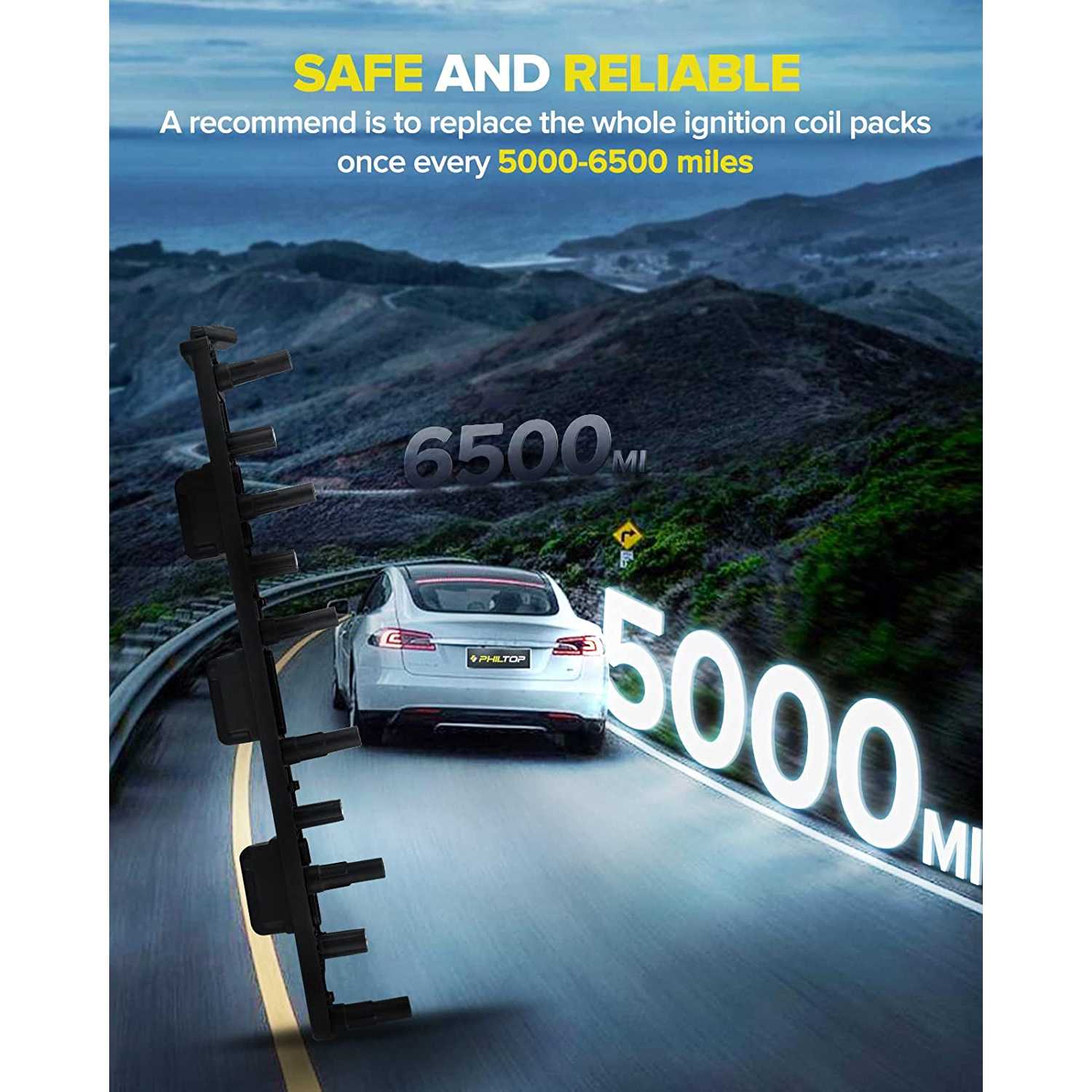 PHILTOP® Ignition Coils for 2003 Jeep Grand Cherokee 4