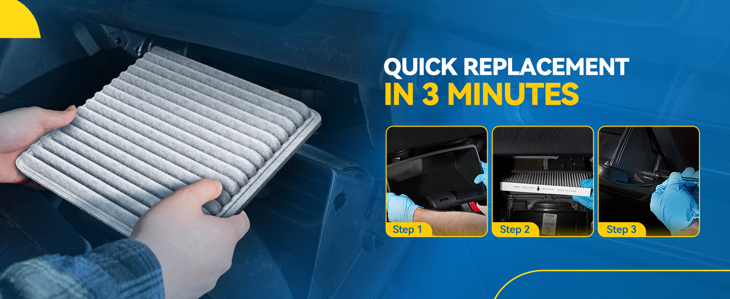 QUICK REPLACEMENT IN 3 MINUTES