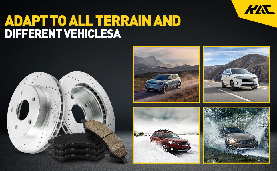 Brake Kits Brake Rotors and Ceramic Brake Pads Set