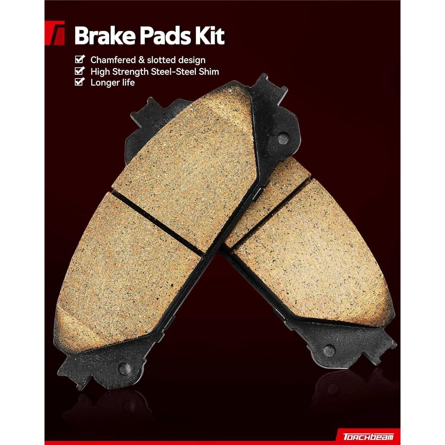 2006-2015 Civic/2013-2015 ILX Rear Ceramic Brake Pad & Rotor Kit 4