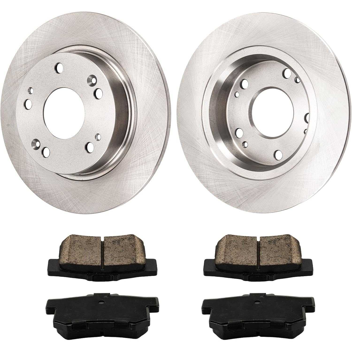 2006-2015 Civic/2013-2015 ILX Rear Ceramic Brake Pad & Rotor Kit 0