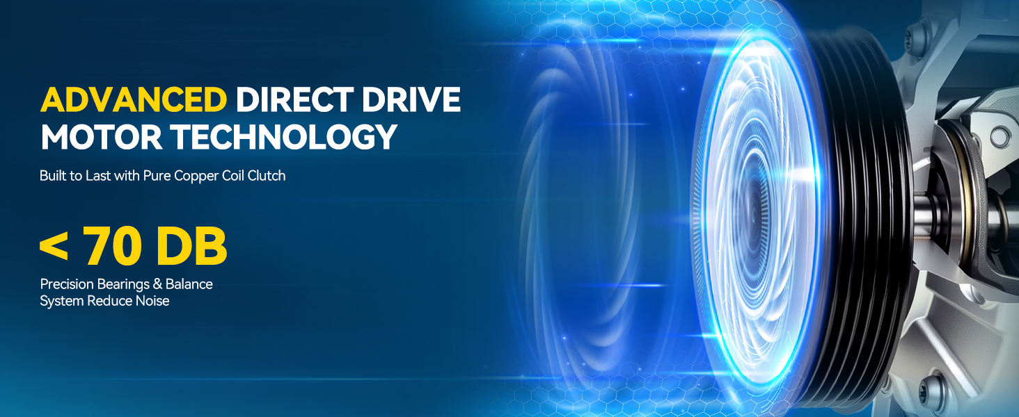 PHILTOP 98555 Air Conditioning AC Compressor for Civic 2006 2007 2008 2009 2010 2011 1.8L