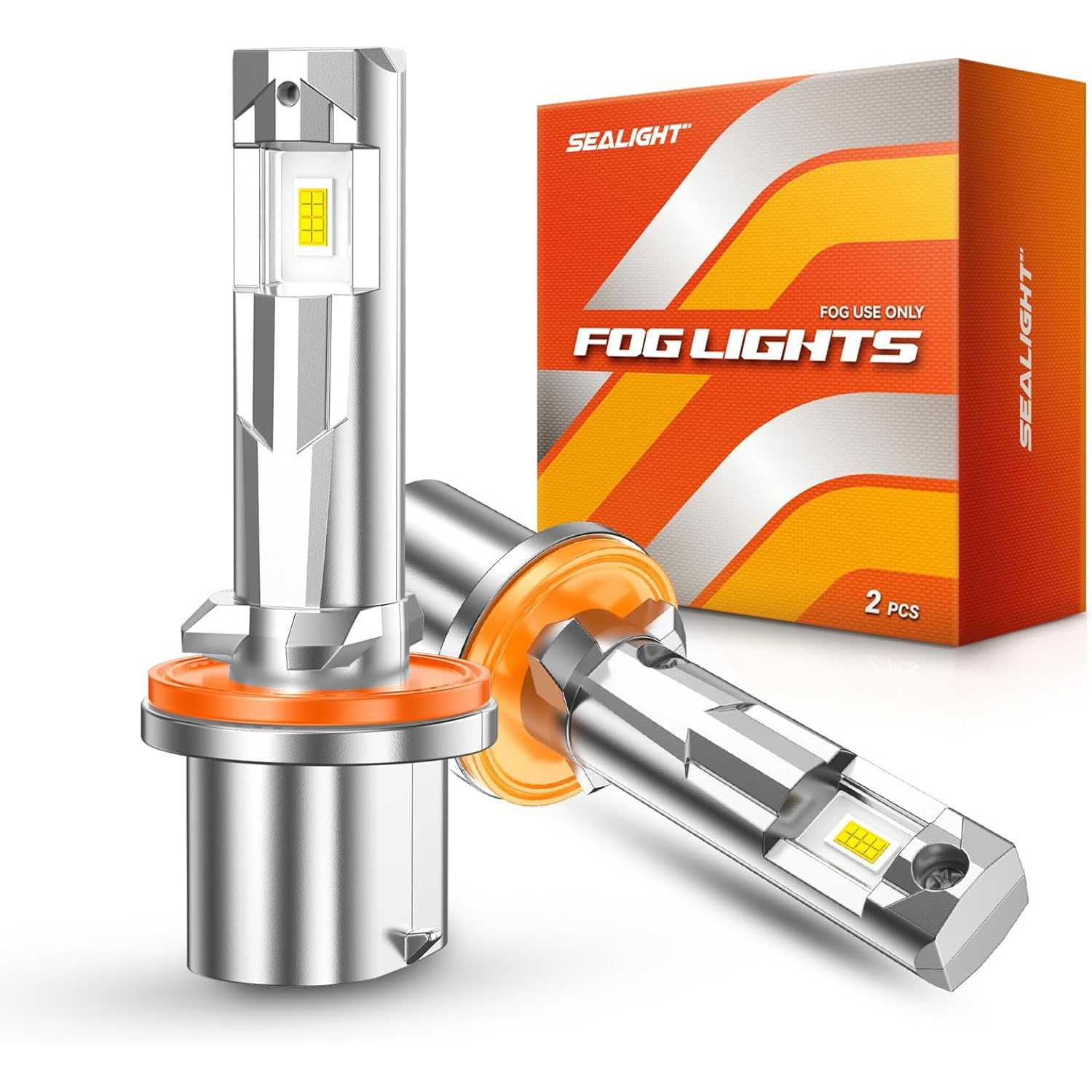 SEALIGHT® F3A 880/885 LED Fog Light Bulbs 6500K White 40W 13000LM IP67 2PCS