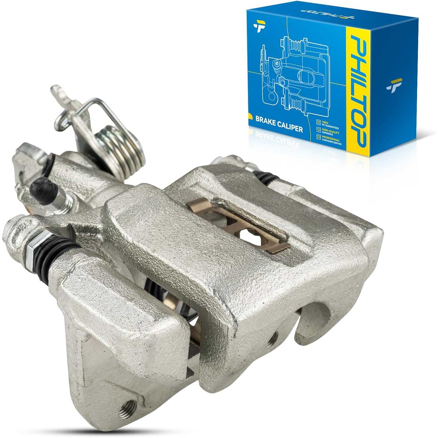 PHILTOP Rear Left Brake Caliper Fit Honda Acura for Accord 1998 1999 2000 2001 2002 2003 2004 2005 2006 2007, TSX 2004-2008, 19B