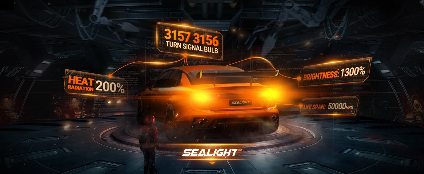 3157 led bulb turn signal light