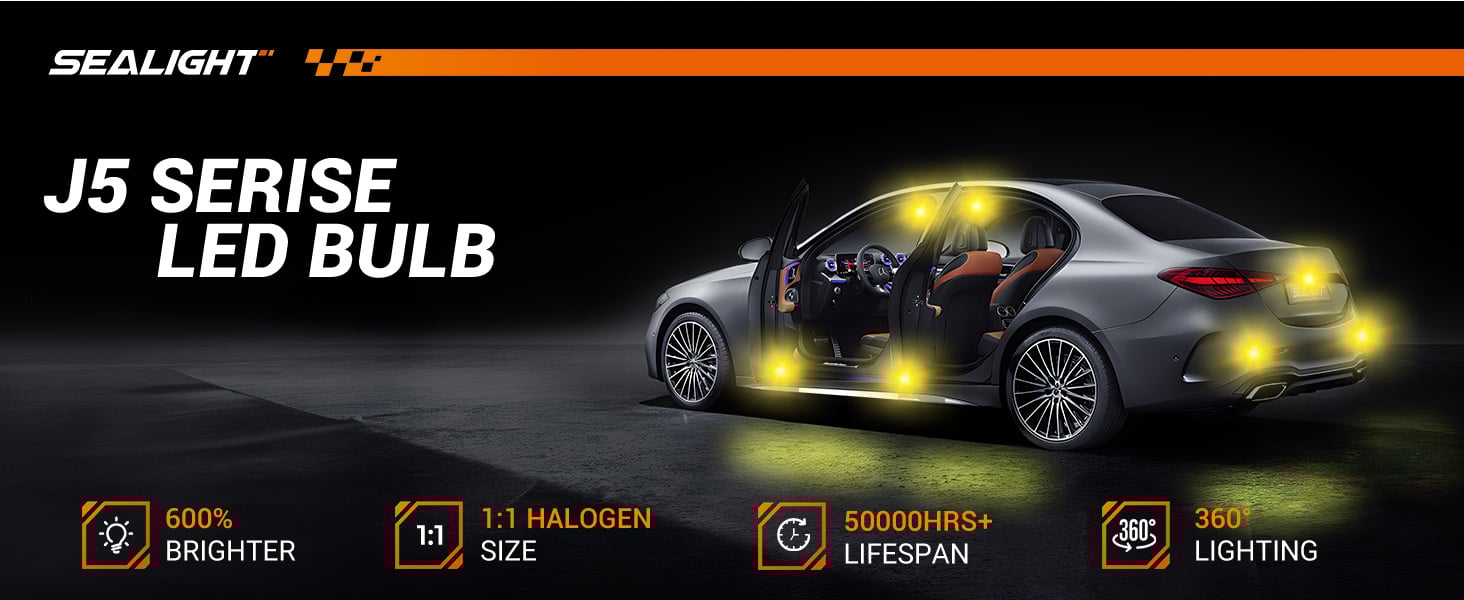 sealight 194 led bulb 168 T10 led light bulb license plate bulb W5W 2825 Dome Map Door Courtesy 