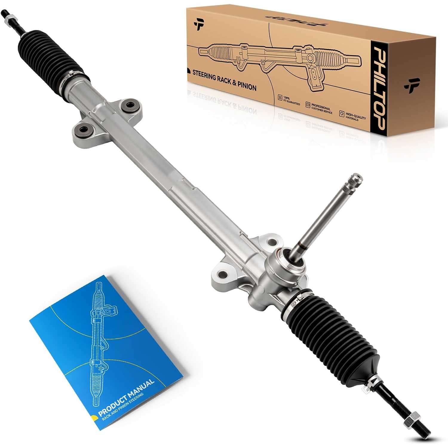 PHILTOP Electronic Power Steering Rack and Pinion Compatible with Hyundai Elantra 2009-2010 All Models, Elantra 2011-2012 2.0L,