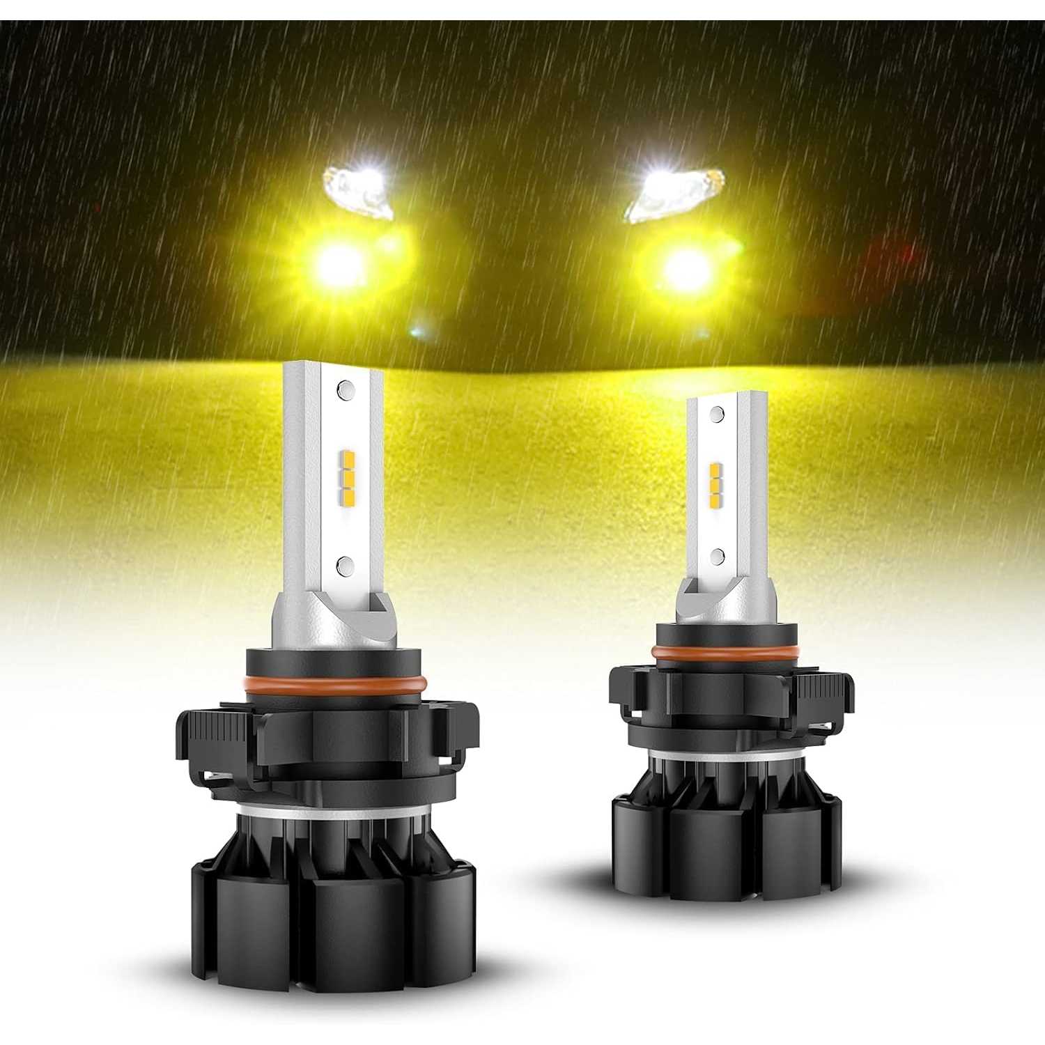 SEALIGHT XF1 5202 Yellow LED Fog Light Bulbs 2Pcs