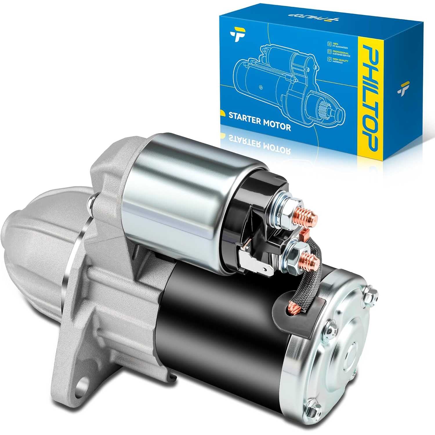 PHILTOP NEW 17840N Starter Fit for Subaru, Saab, 2003-2013 Forester 2.5L, 2004-2011 Impreza 2.5L, 2004-2013 Forester 2.5T, 2006-