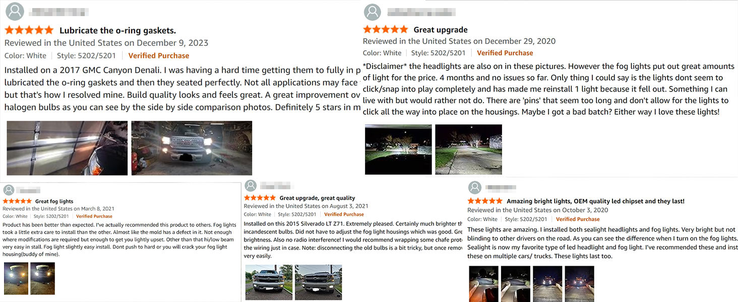 LED fog lights