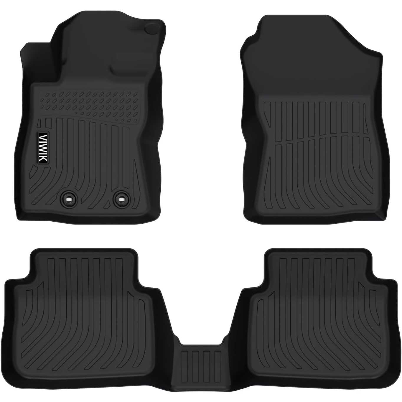 ViWiK® All Weather Custom Truck Floor Mats Best TPE Vehicle Floor Liner for 2025 Subaru Impreza SUV Automotive Front & Rear Mats 0