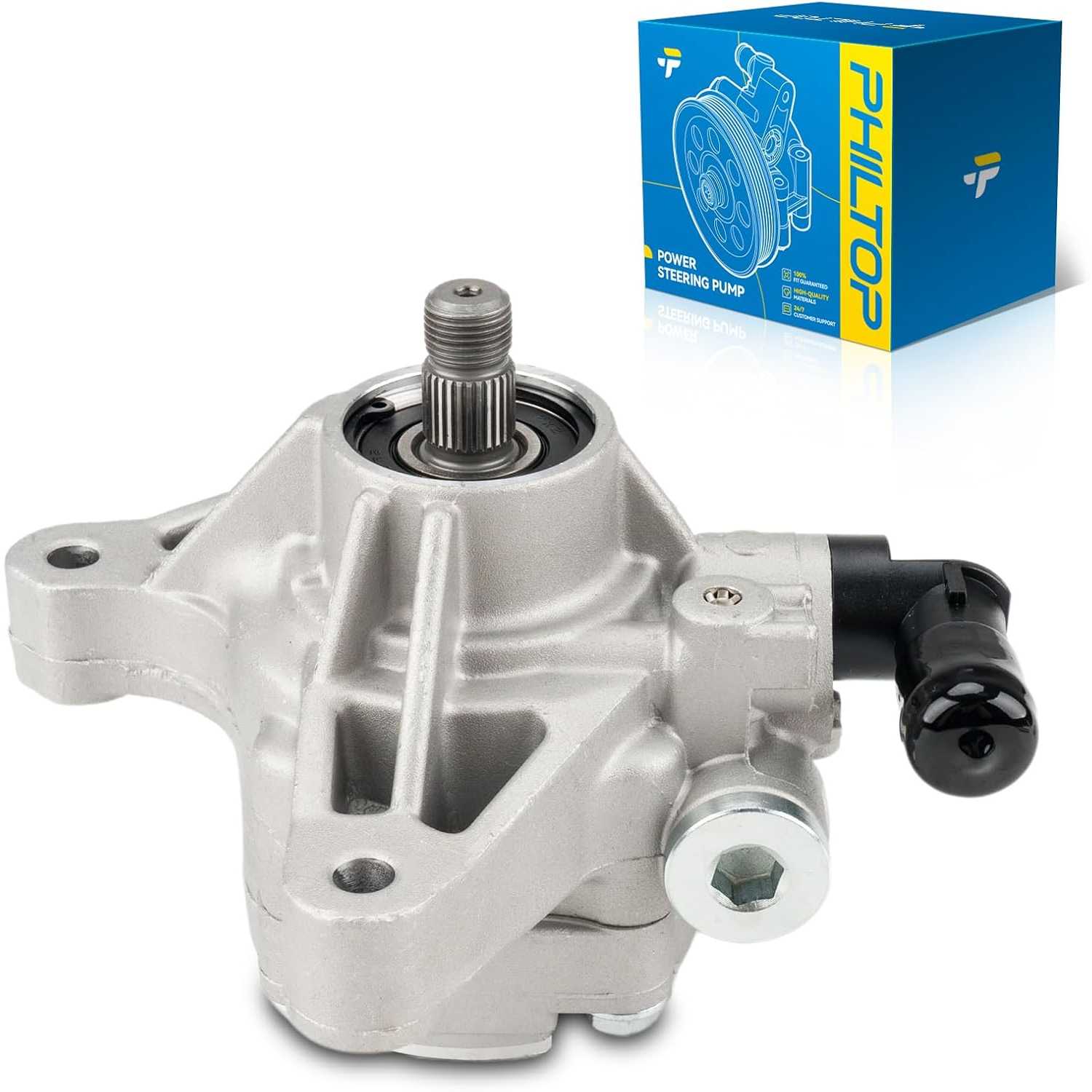PHILTOP 215415 Power Steering Pump Fit For 2004-2005 TSX