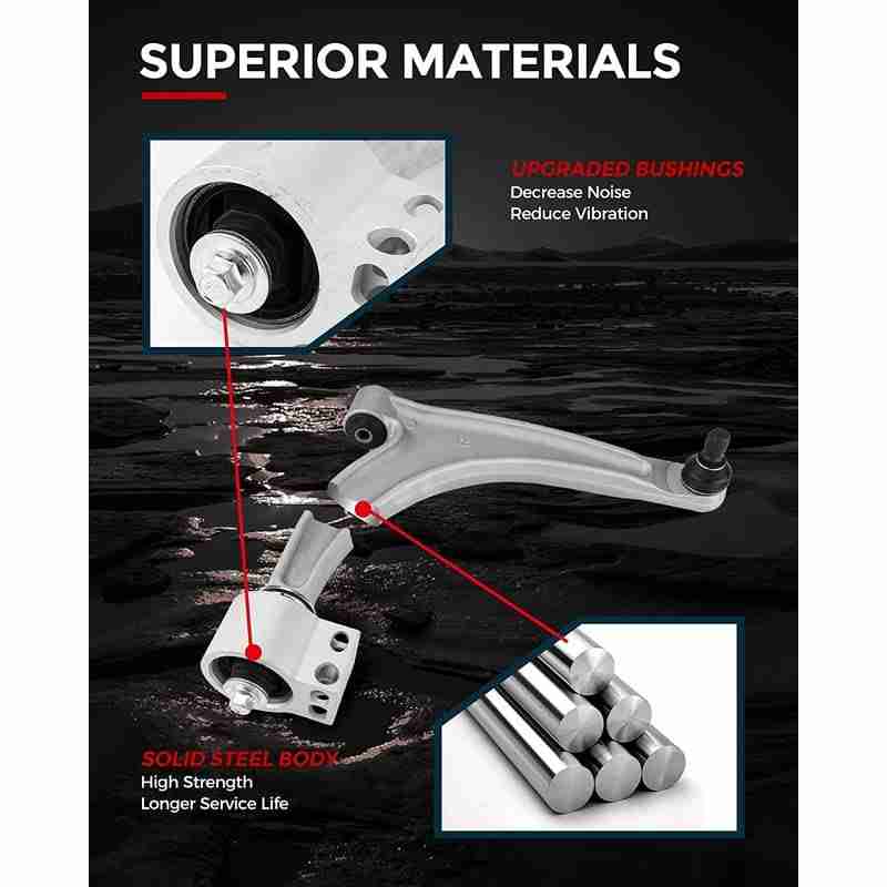 Suncent® 2004-2012 Chevrolet Malibu Front Lower Control Arms with Ball Joint 1pc RK620180 2