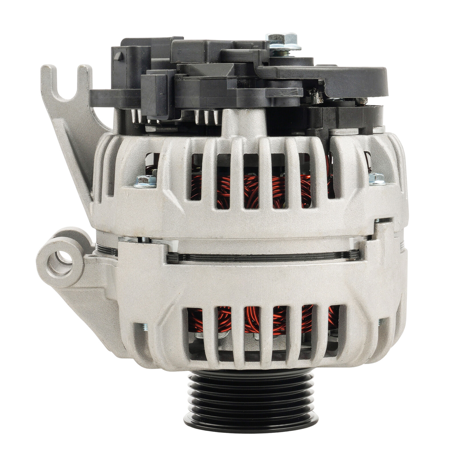 2008 Chevrolet Impala 3.5L V6 Alternator Replacement 11185N with 1-Wire 6-Grooves 125Amp 1