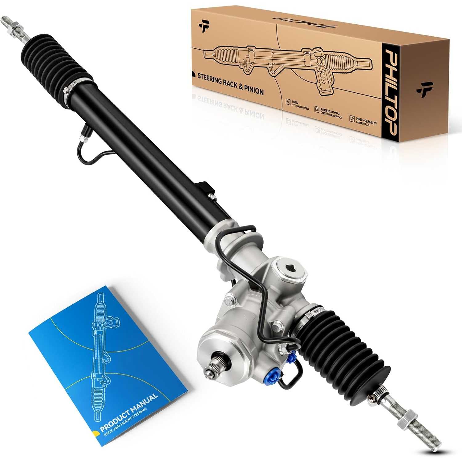 ※riepoponさま専用※ PHILTOP Hydraulic Power Steering Rack and Pinion for 1984-1989