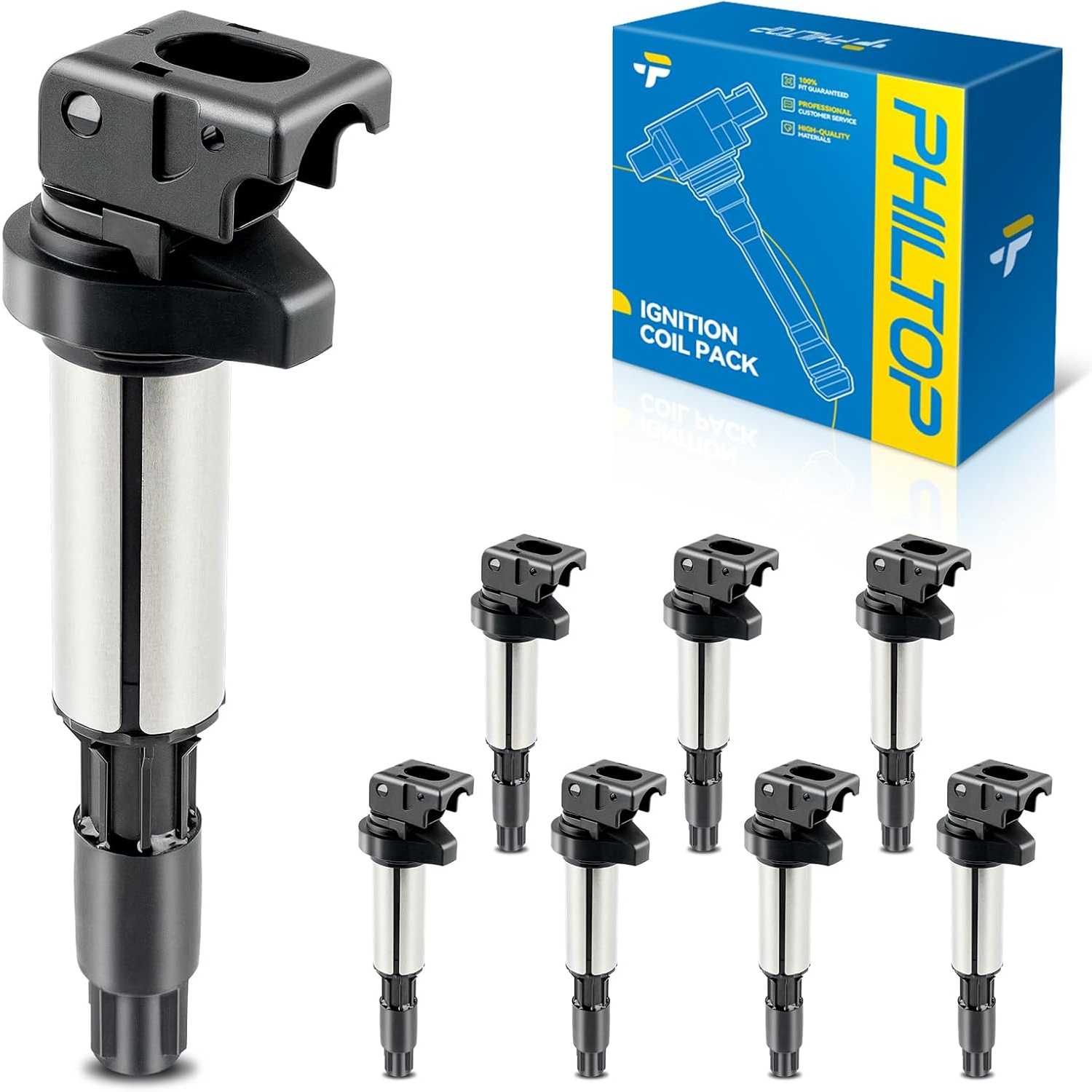PHILTOP UF515 Ignition Coil Pack, Fits for BMW 2007-2016 328i