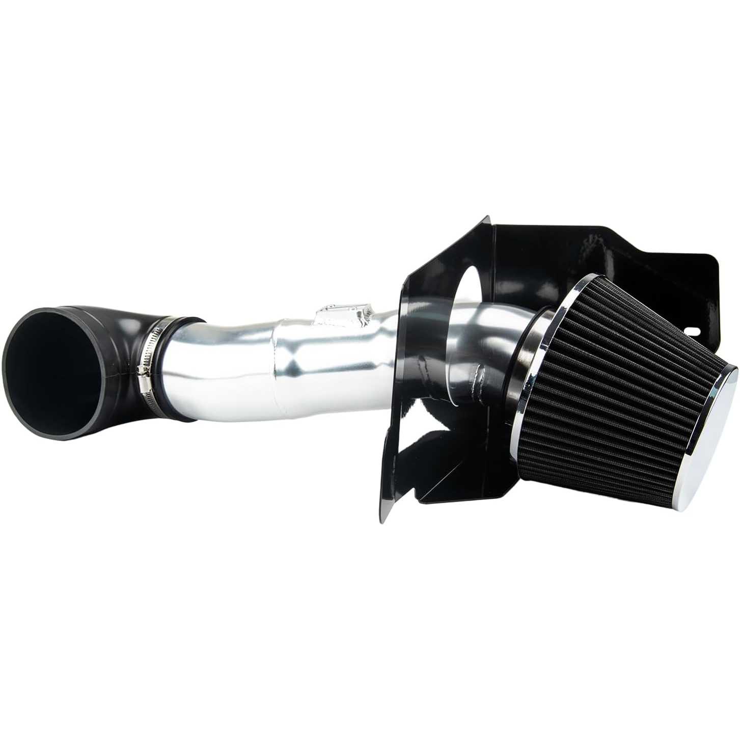 ZonCar®️ Cold Air Intake System High Flow Inlet for Mustang GT 4.6L V8 2005 2006 2007 2008 2009 Black 0