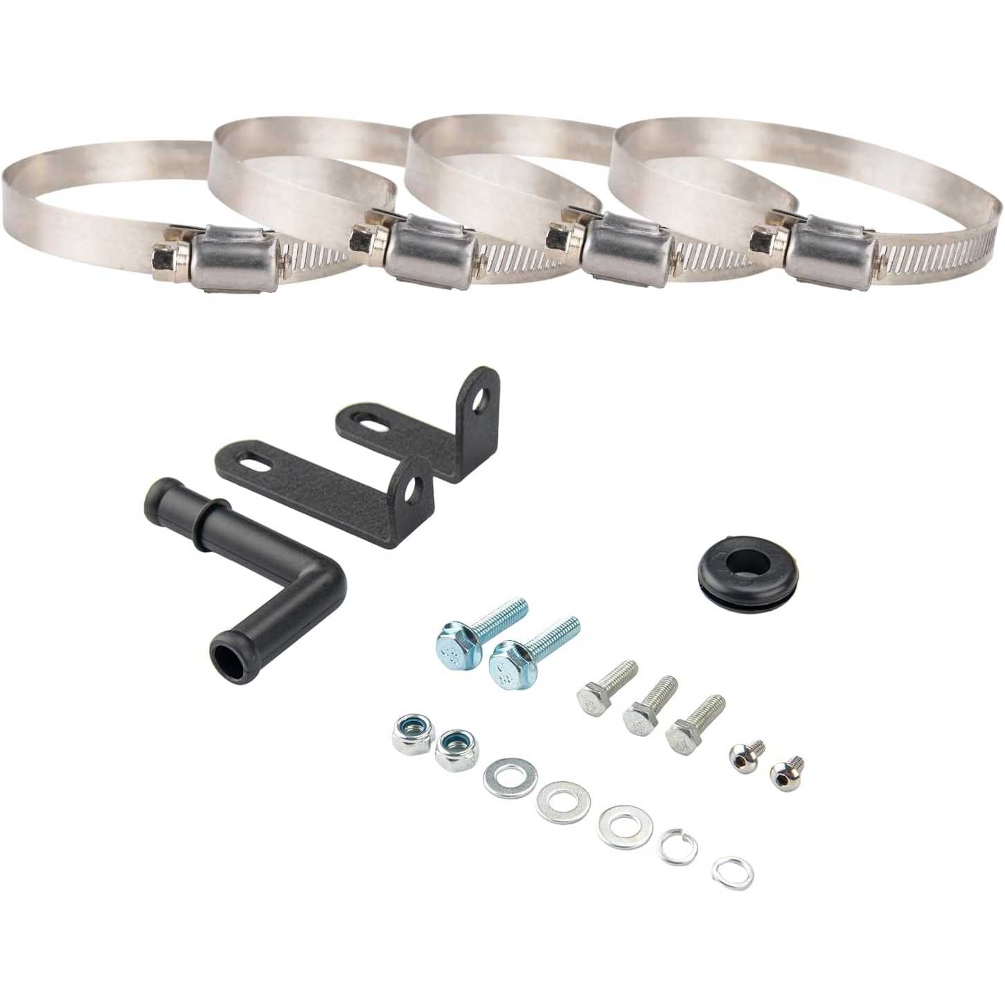 ZonCar®️ Cold Air Intake System High Flow Inlet for Mustang GT 4.6L V8 2005 2006 2007 2008 2009 Black 3