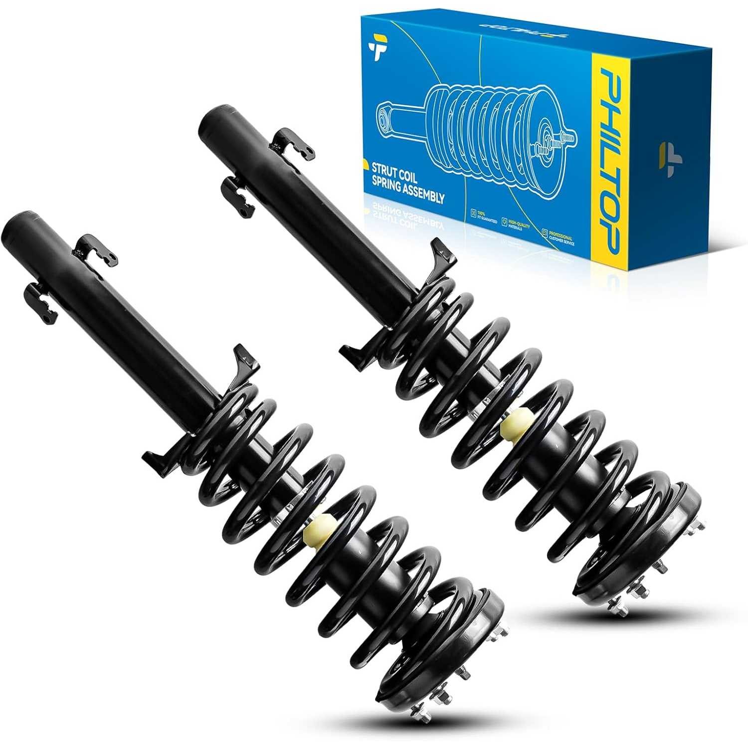 PHILTOP Shock Absorbers Front Right&Front Left Automotive Replacement Shocks Compatible with Accord 2008-2012