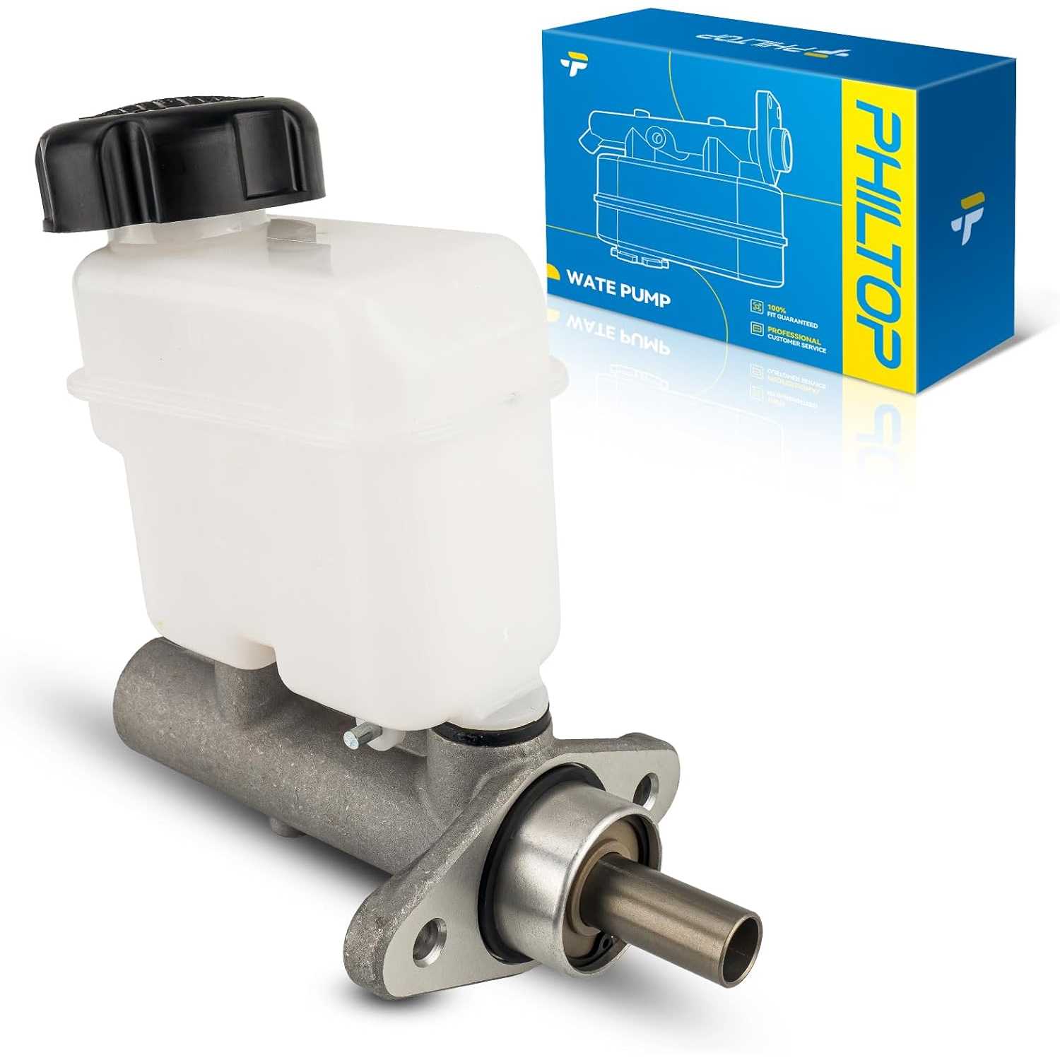 PHILTOP Brake Master Cylinder with Reversior for Hyundai, Compatible with 2007-2009 Santa Fe, Replaces OE#: M630672