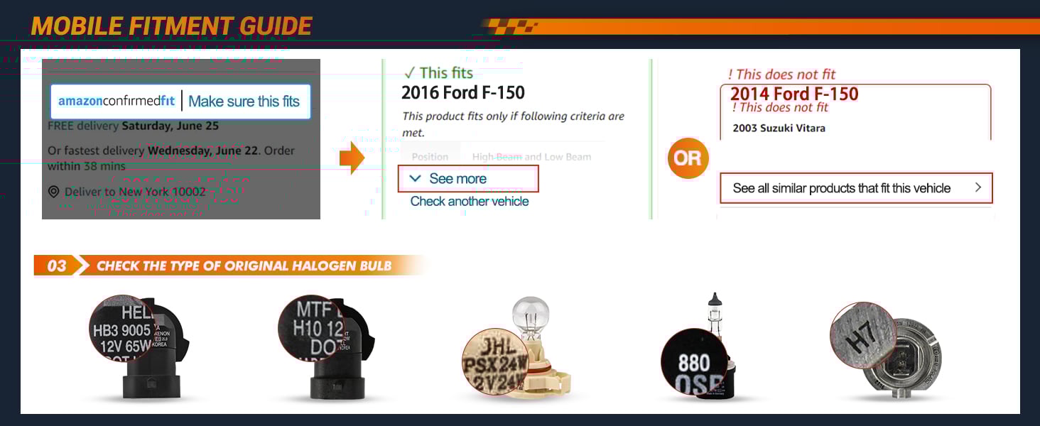 H10 led fog light bulbs