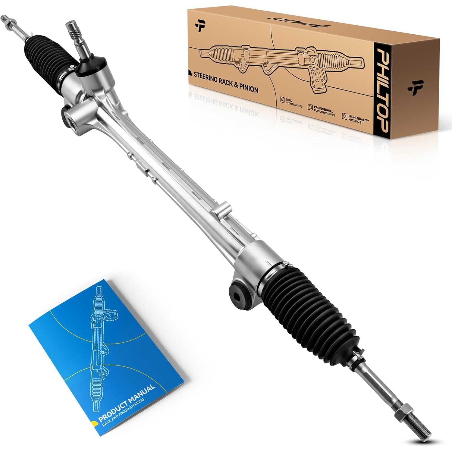 PHILTOP Electronic Power Steering Rack and Pinion Assembly Direct Fit 2013-2018 ES350/ES300h/Avalon, 2012-2017 Camry Replace No.