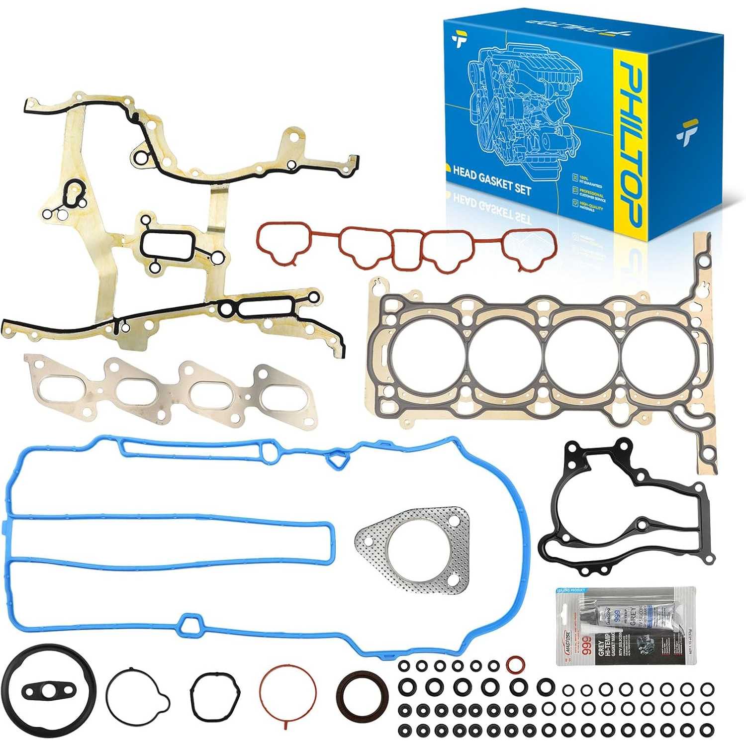 PHILTOP HSCV001, HS54898 Head Gasket Set Compatible with Cruze 2011-2016,Trax 2013-2021,Encore 2013-2021,Sonic 2012-2020,Cruze L