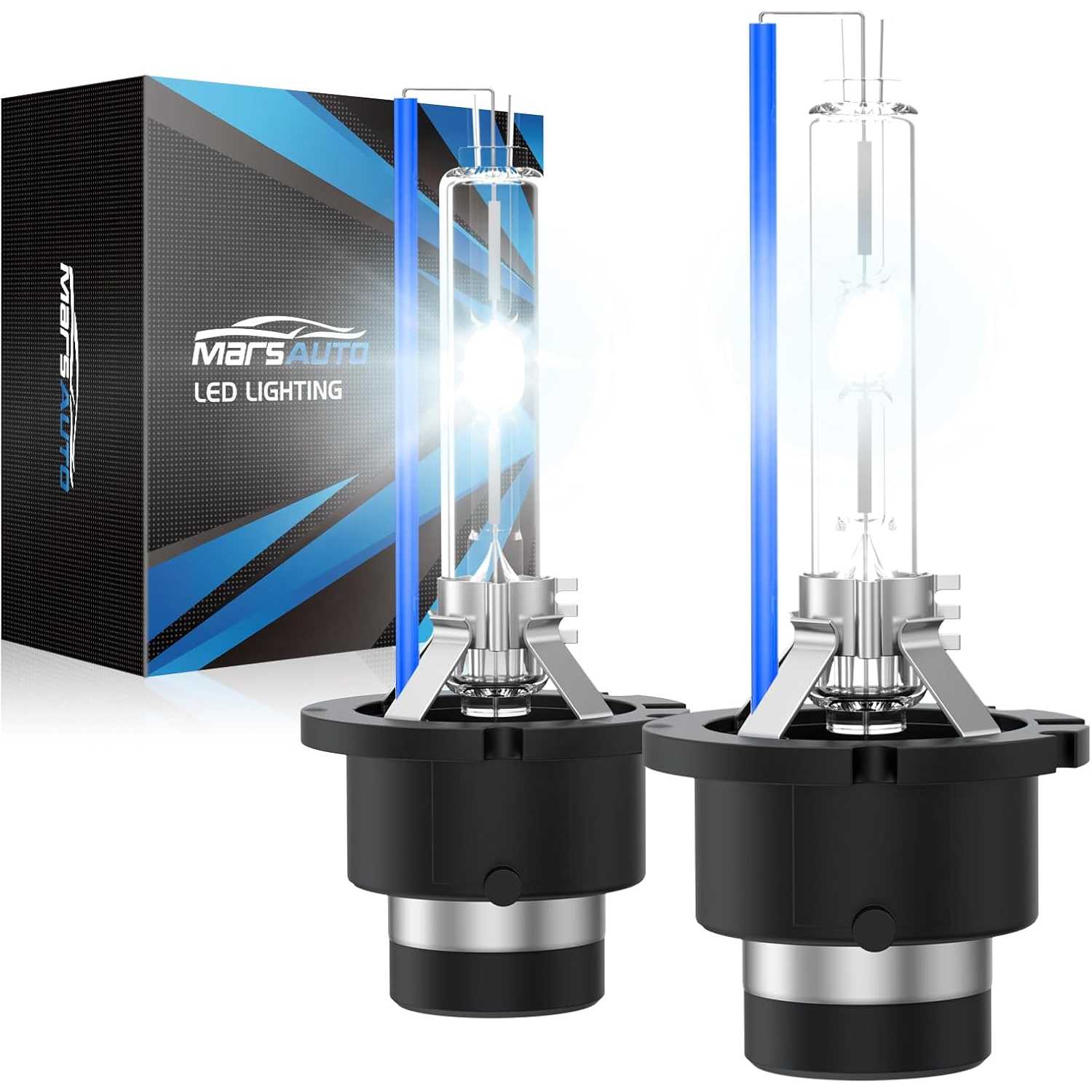 Marsauto® D4S/D4R 8000K Ice Blue 35W Xenon HID Headlight Bulbs IP68 2Pcs
