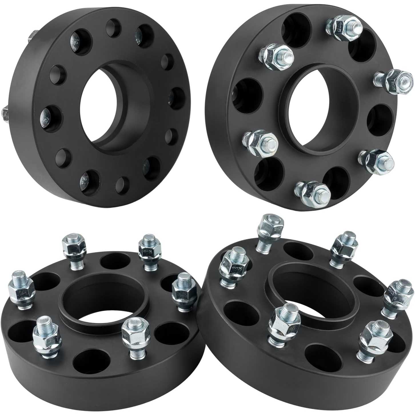 KAX® 1.5" 6x5.5" Hub Centric Wheel Spacers 77.8mm M12x1.25 4PCS for 2023 Nissan TITAN 0