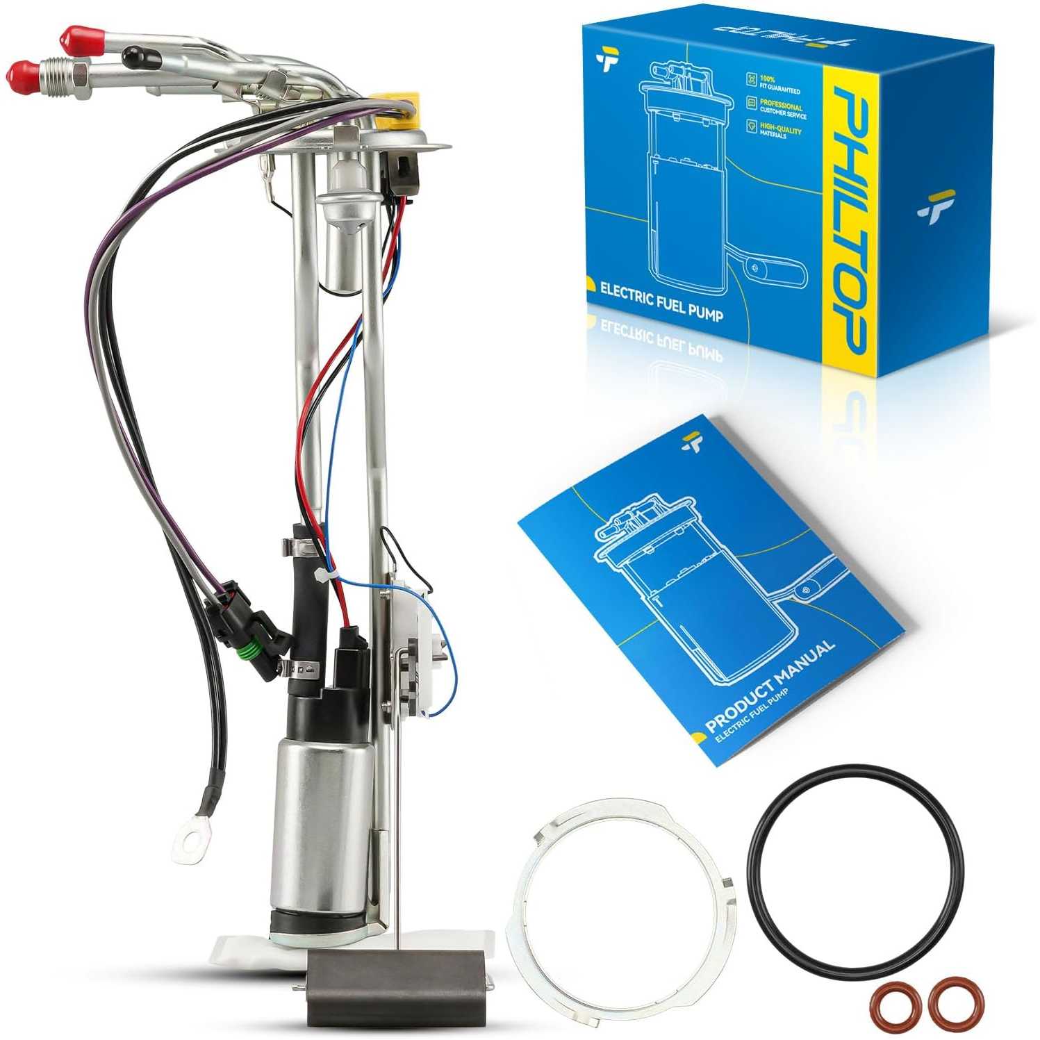 PHILTOP SP06C1H Electric Fuel Pump Assembly Compatible with Chevrolet S10 1992-1995 4.3L, GMC Sonoma 1992-1995 2.5L 2.8L 4.3L |
