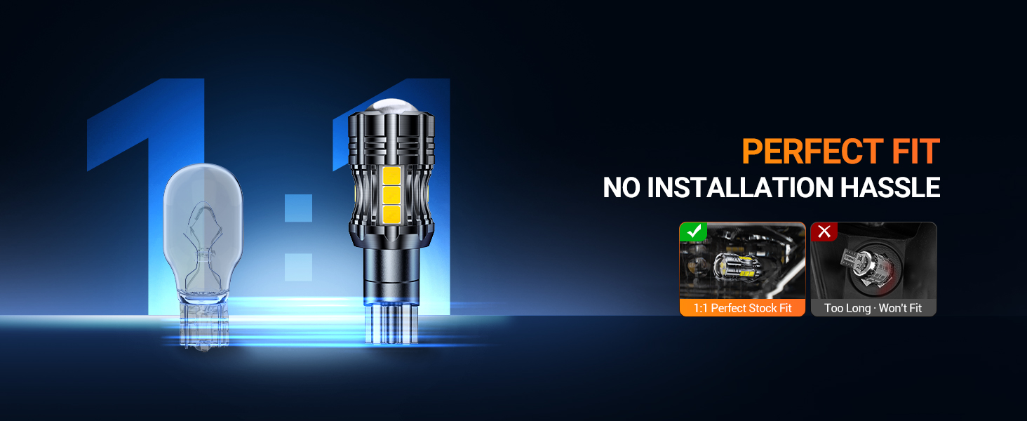 SEALIGHT 921 912 LED Bulb Reverse Lights