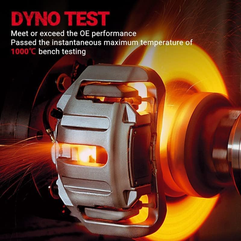 KAX D785 Silverado 1500 Brake Pad Front Ceramic Disc Brake Pads for Chevy Tahoe GMC Yukon Avalanche 2002-2006 Silverado 1500 Sie 5