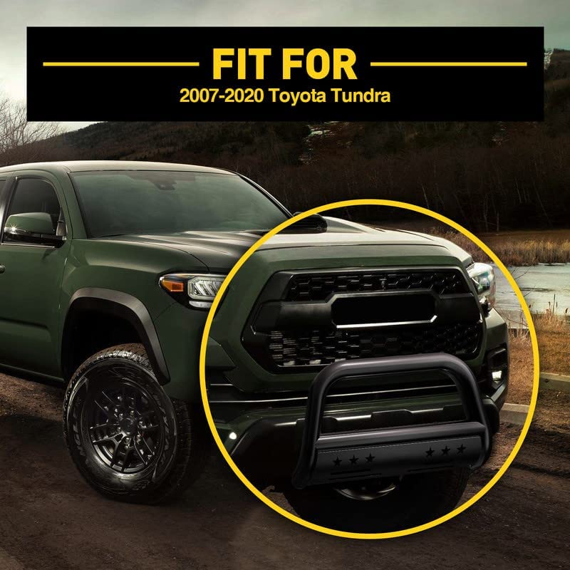 Suncent® 2007-2022 Toyota Tundra Black Bull Bar 6