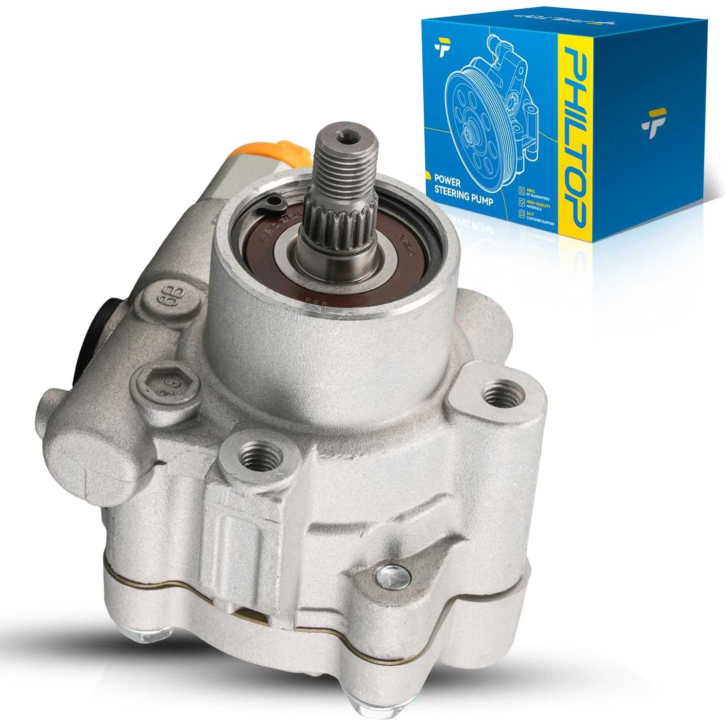 PHILTOP Power Steering Pump 215955, Fit for 1996-1997 Pickup (From 01/1996), Power Assist Pump