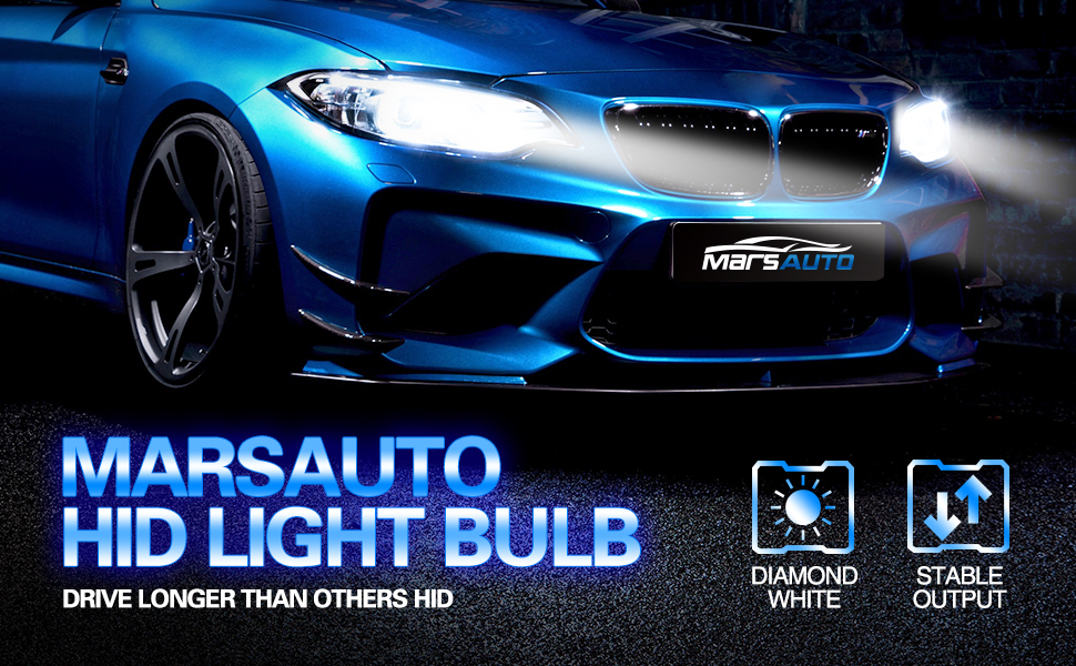 D1S HID Bulb 6000K 35W Xenon HID Replacement Bulb Diamond White with a Pair of Gloves for 12V Cars