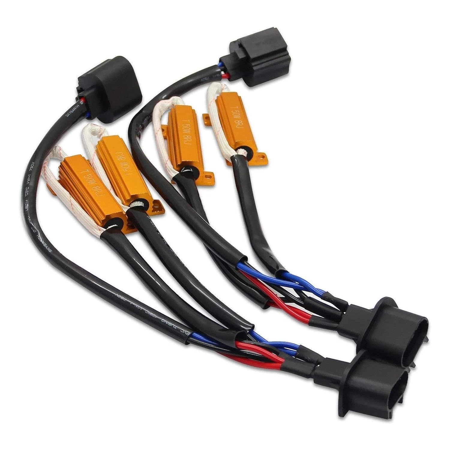 SEALIGHT® 9008/H13 LED Bulbs Canbus Decoders/ Resistor Anti Flicker Harness Resistor Kit