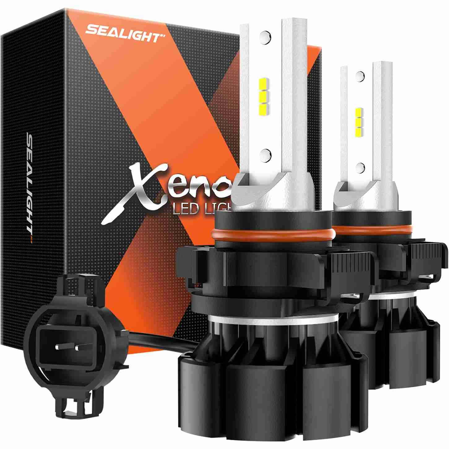 thumbnail image 2 of SEALIGHT F1A 5202 LED Fog Light Bulbs - 10000LM Super Bright 6000K Cool White, Pack Of 2 2 of 14