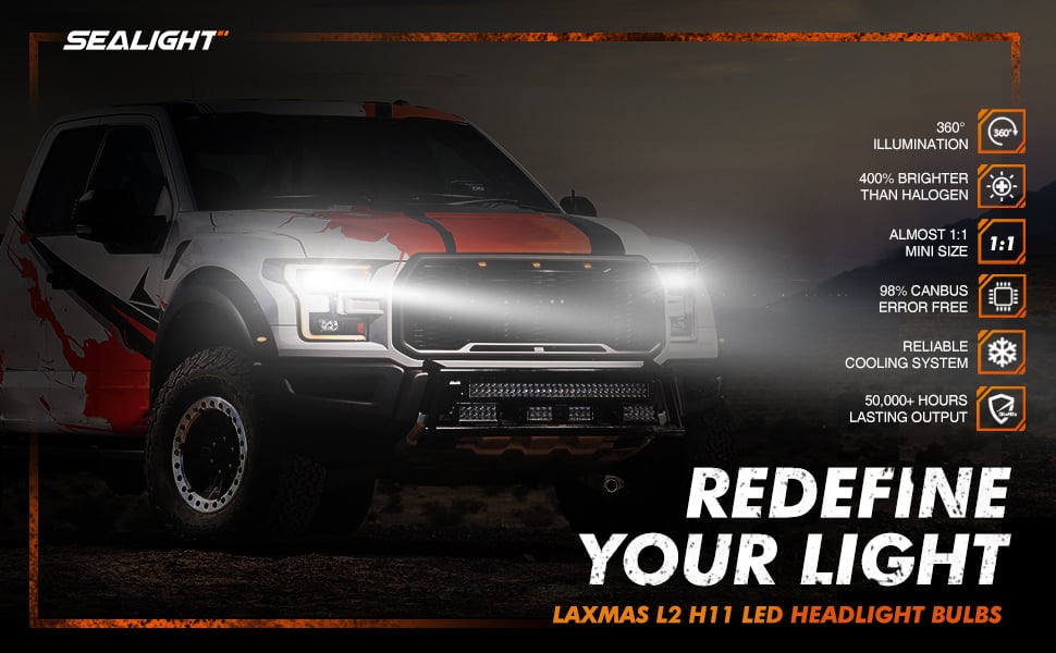 H11 LED Headlight Bulbs