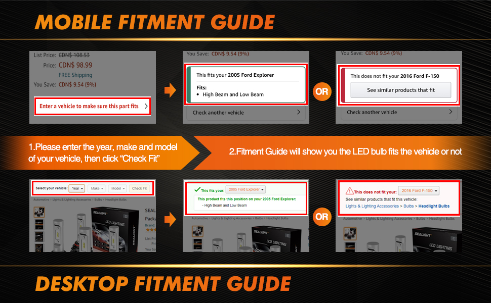9005 9006 led combo kit