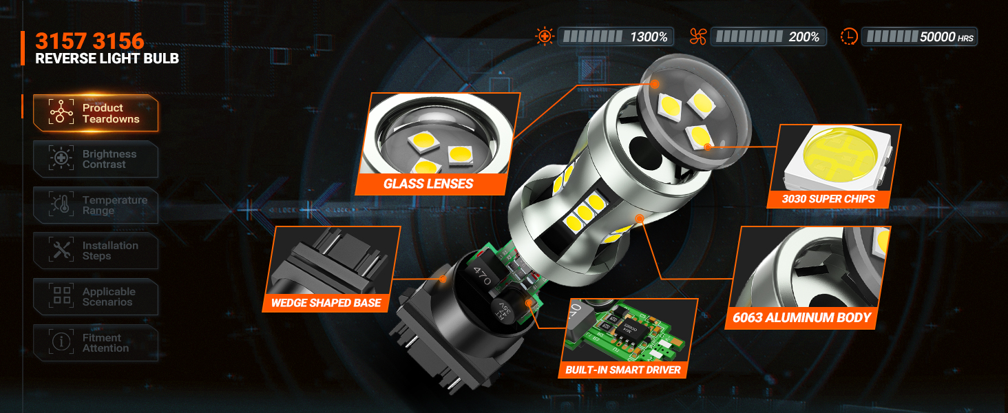 3157 3156 led bulb