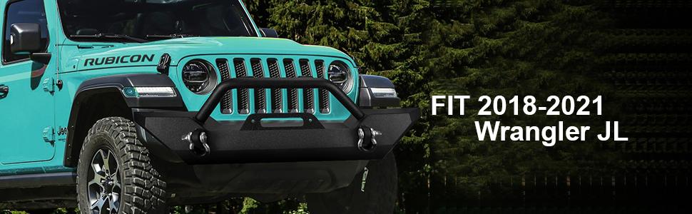 KYX Bull Bar for 2018-2021 Jeep Wrangler JL without Light