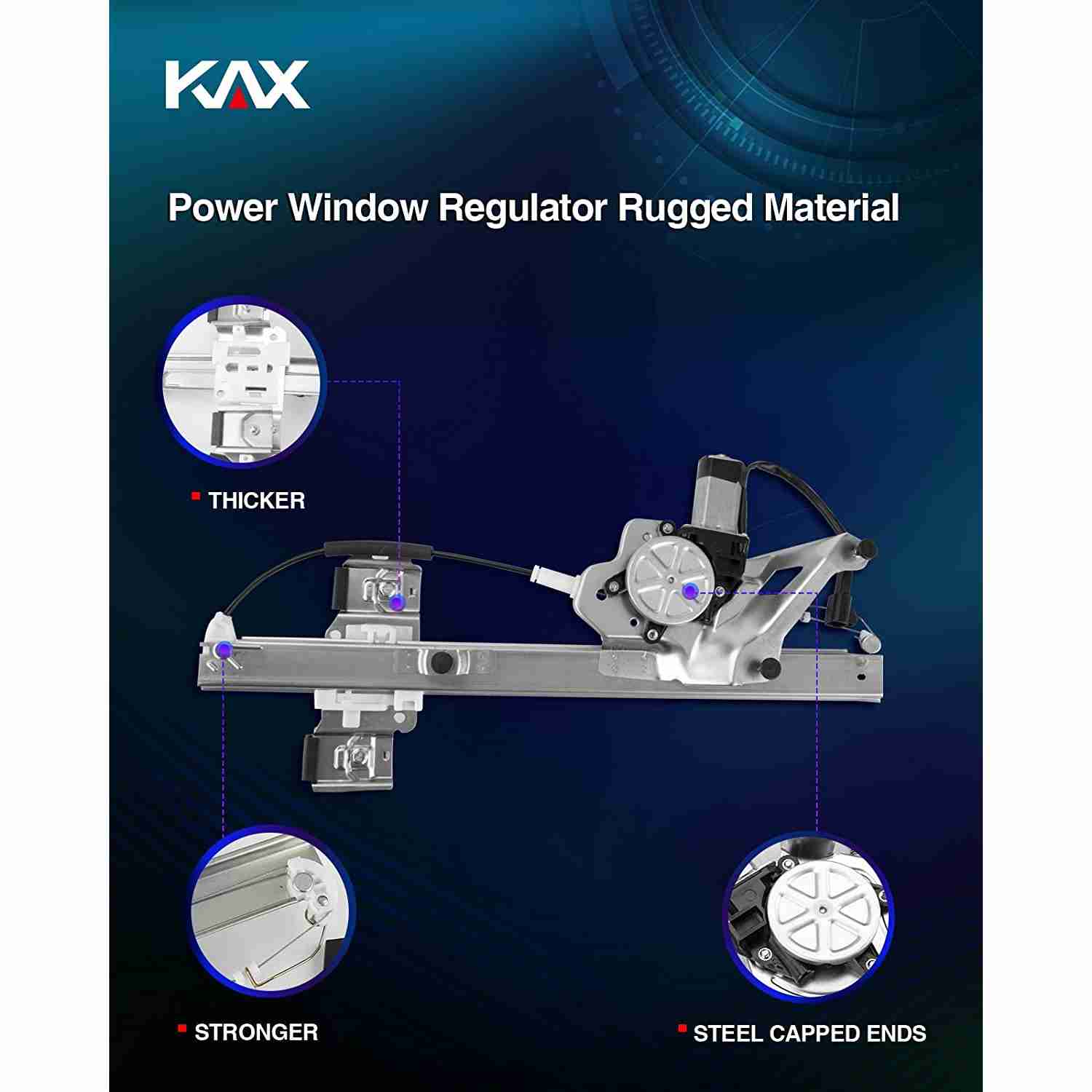 KAX 741-761 Power Window Motor and Regulator Assembly Front : Dorman 741-761 Front Passenger Side Power Window