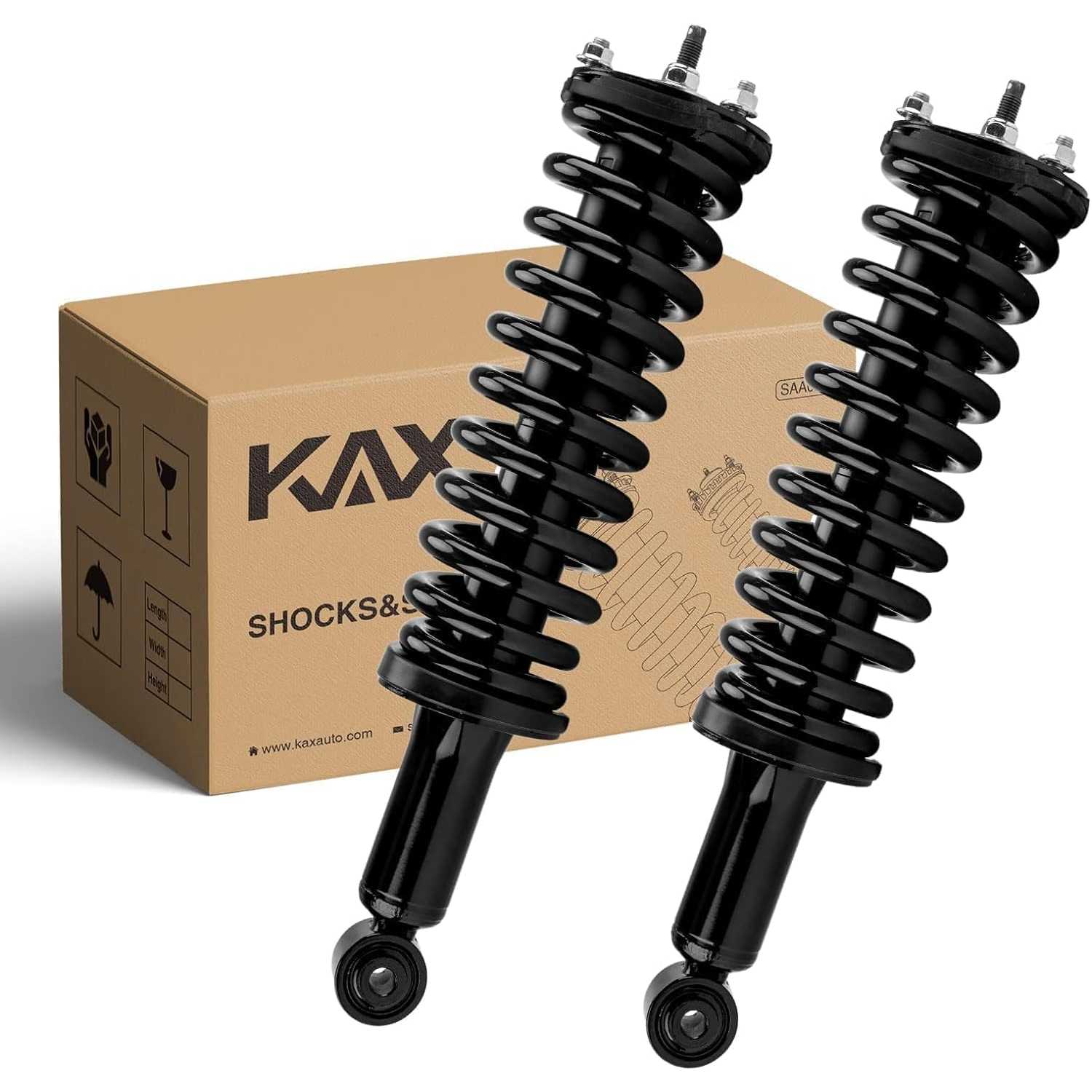 KAX® 1995-2004 Toyota Tacoma Front Coil Spring Complete Struts Shocks Assembly 0